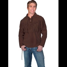 Scully Leather Mountain Man Shirt Chocolate